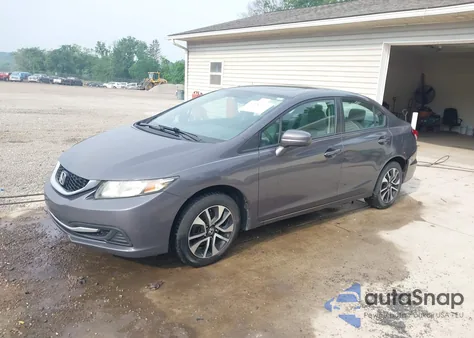 2014 Honda Civic Ex z USA, uszkodzony, nr VIN 19XFB2F87EE018975